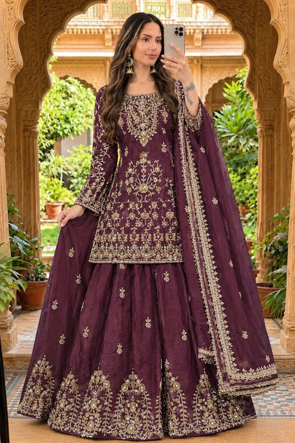 Heavy Sharara Glam