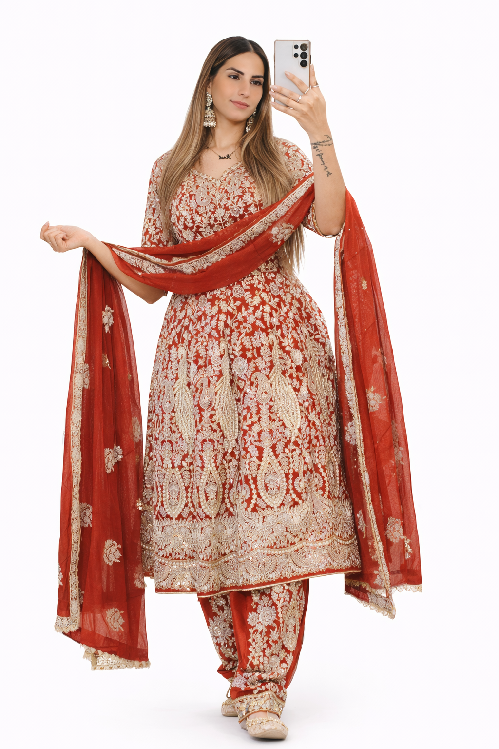 Noor-e-Ruby Embroidered Suit