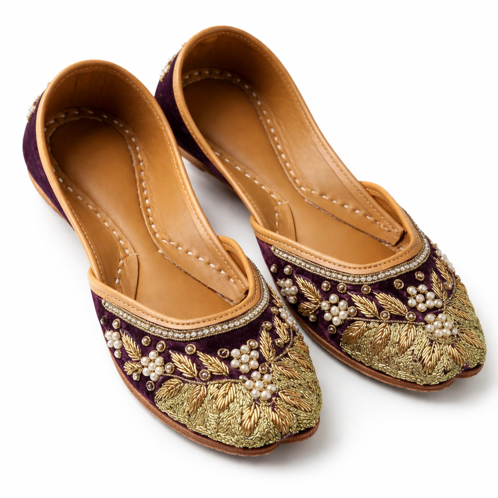 Majestic Plum Jutti