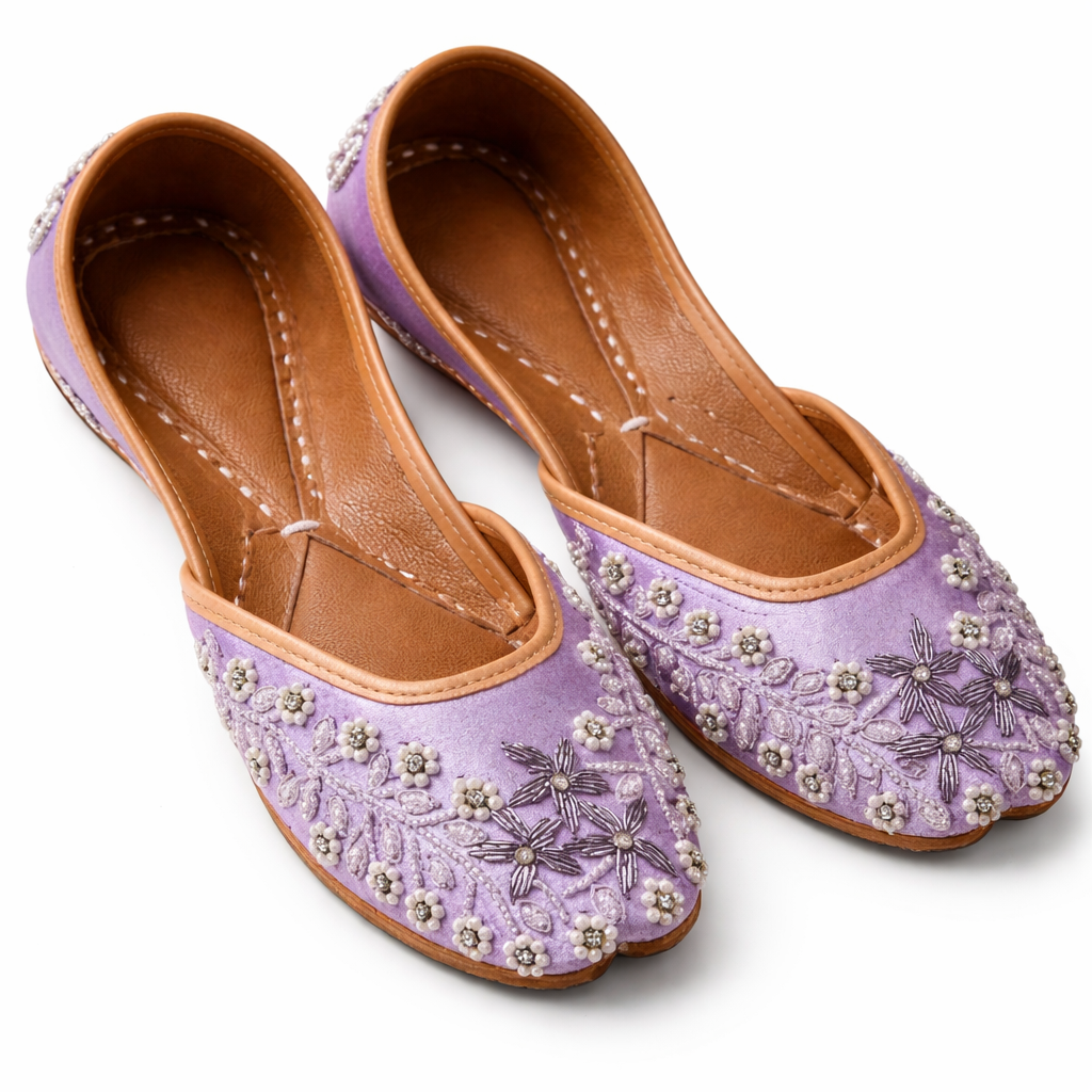 Lavender Pearl Bloom Jutti