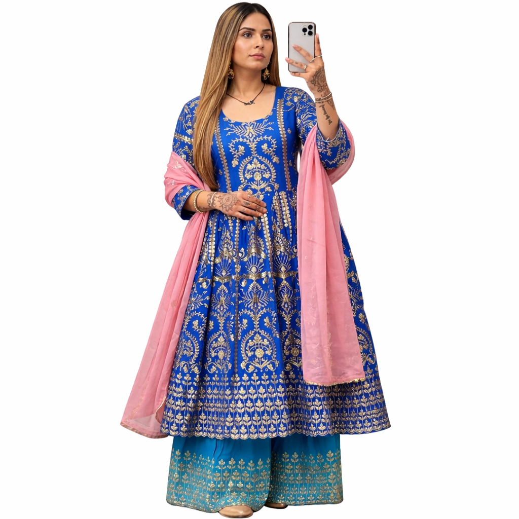Peacock Frock Suit