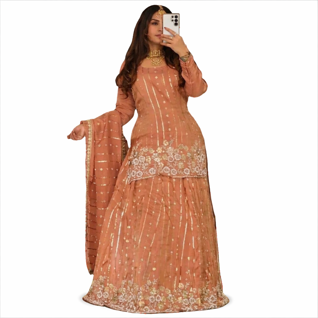 Amber Flare Lehenga