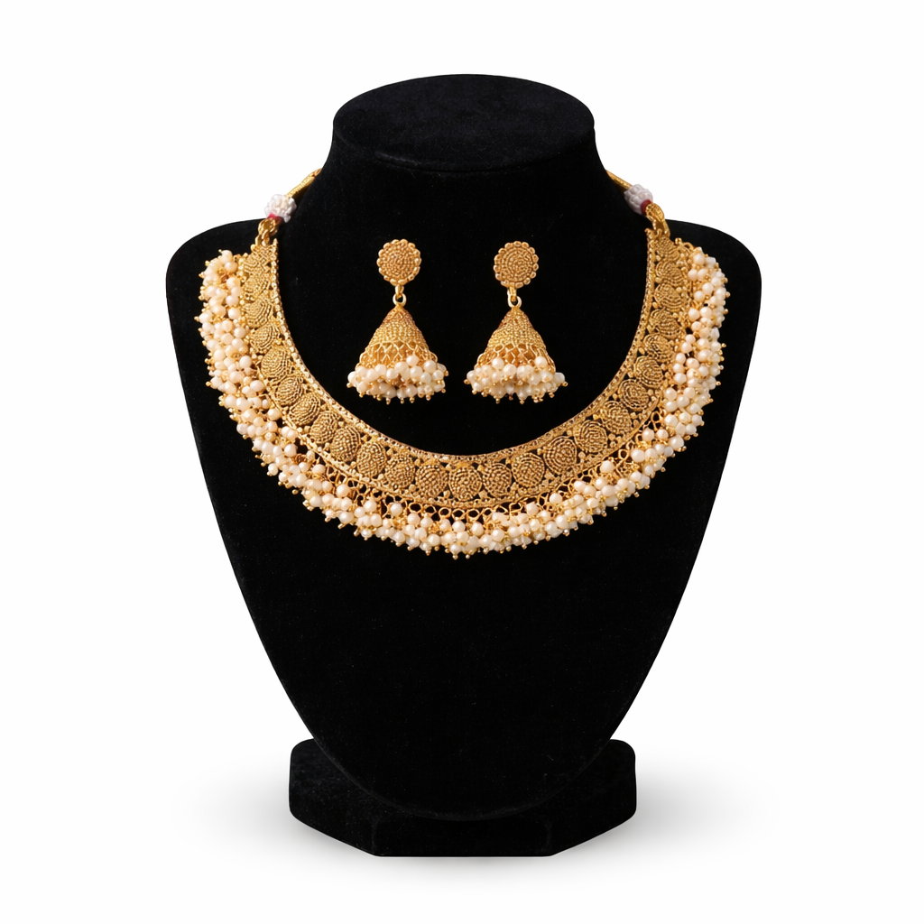Elegant Gold Plated Style Necklace
