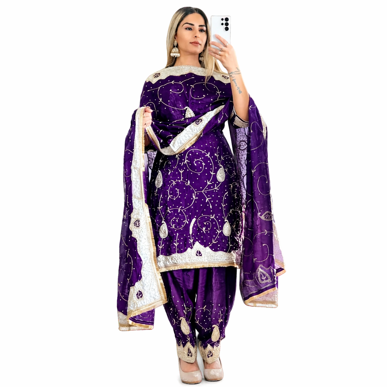 Heavy Jaal Varkha Vadi Suit