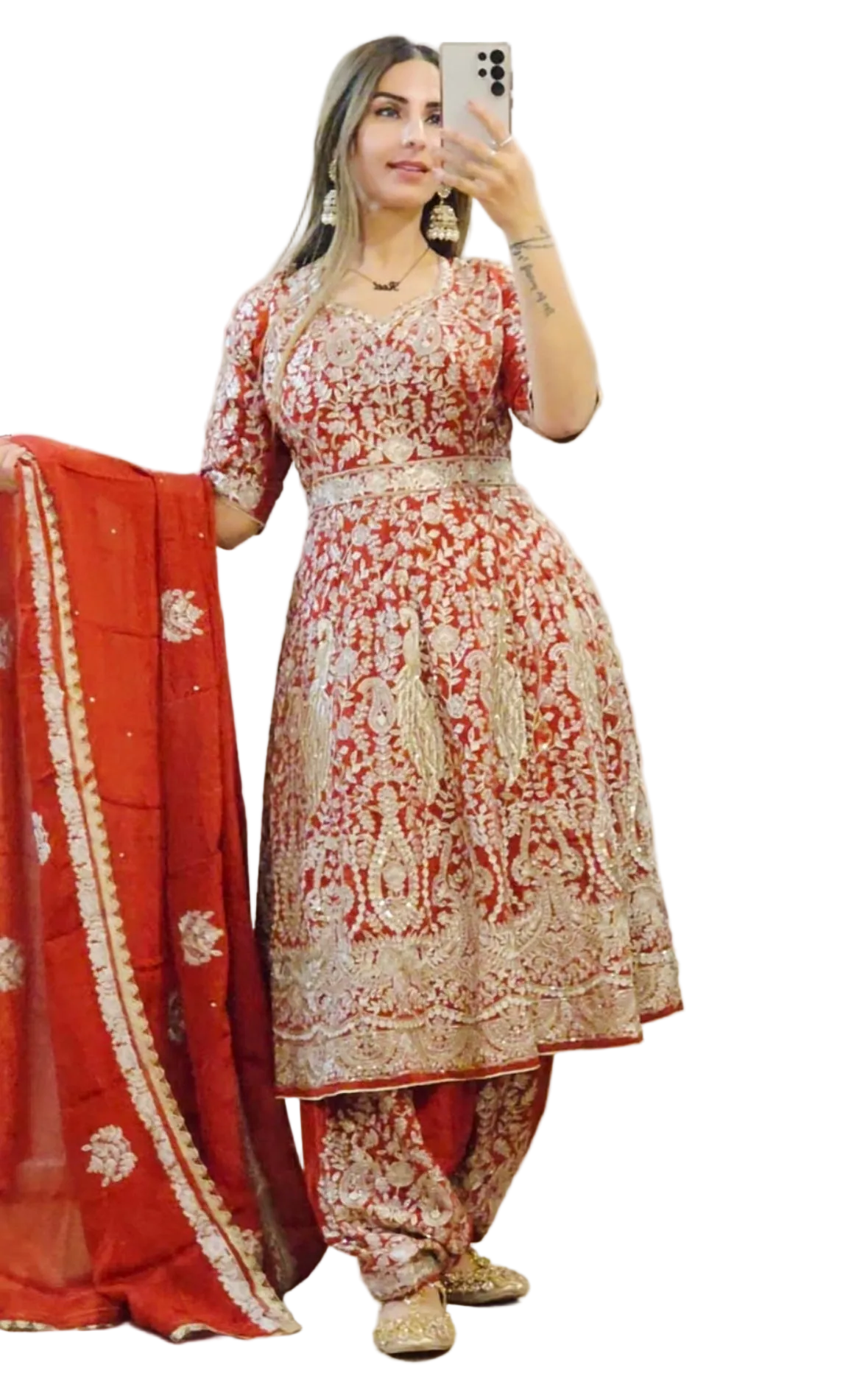 Noor-e-Ruby Embroidered Suit
