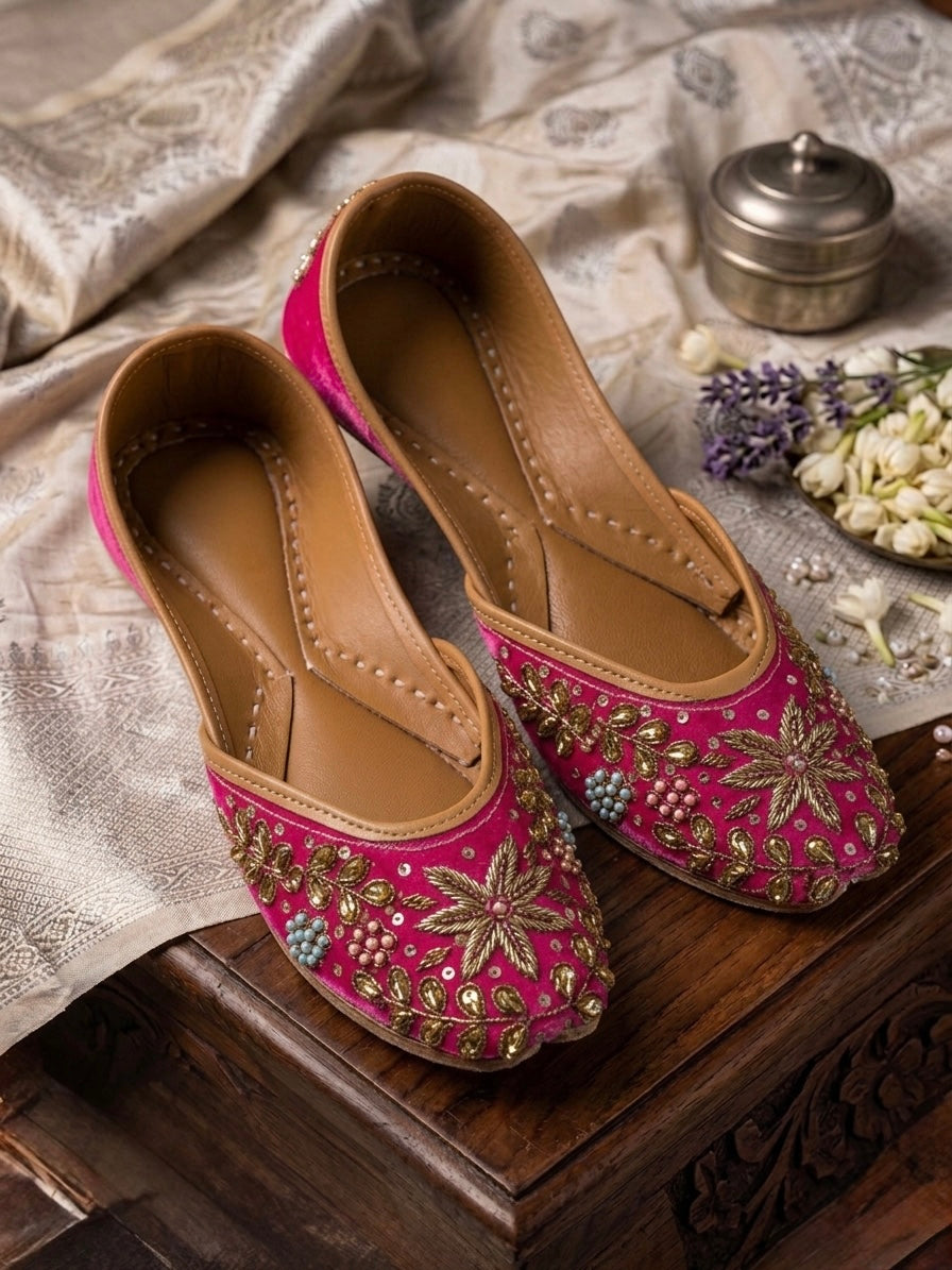 Imperial Pink Jutti
