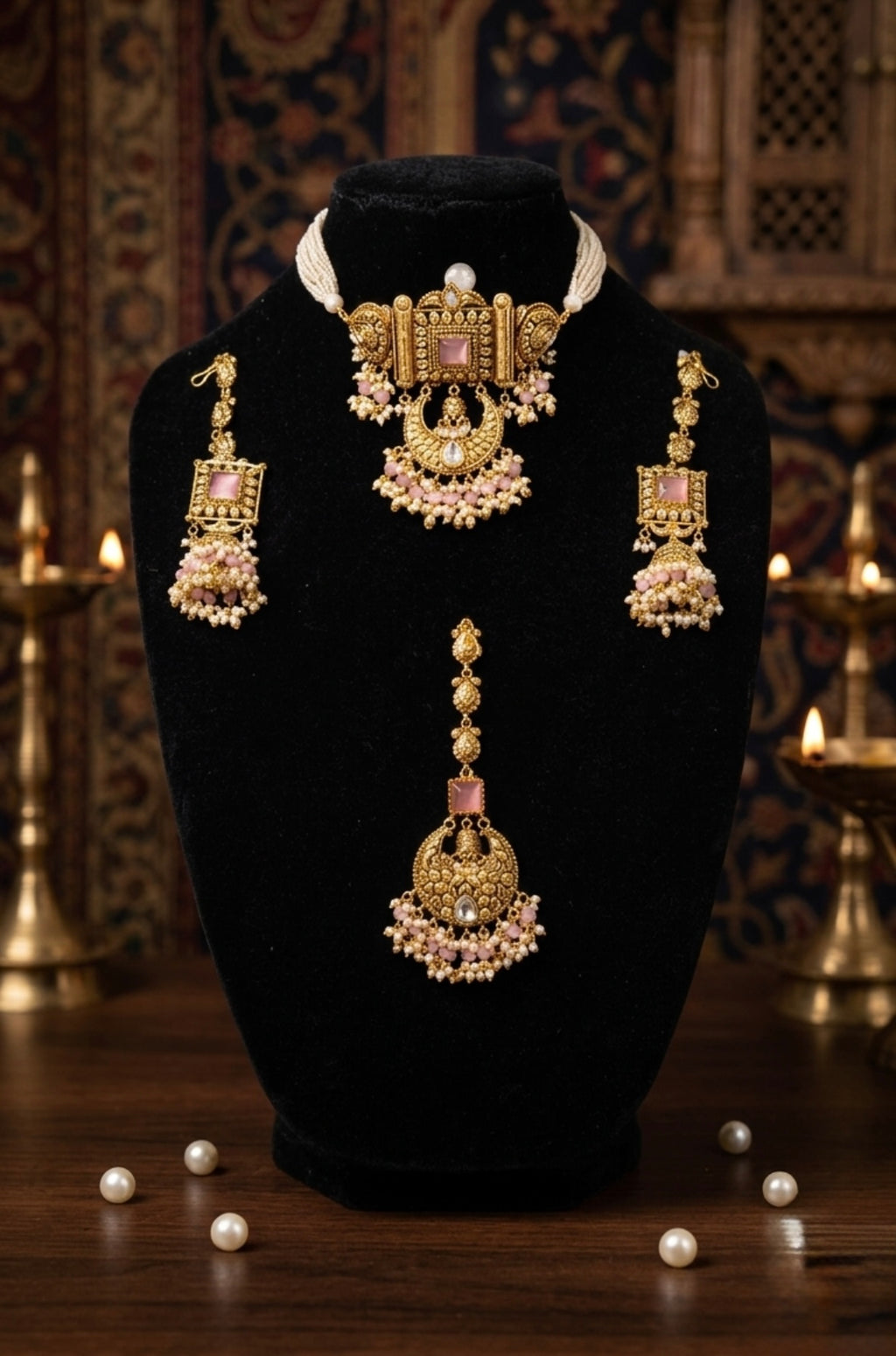 Antique Gold Matte Set