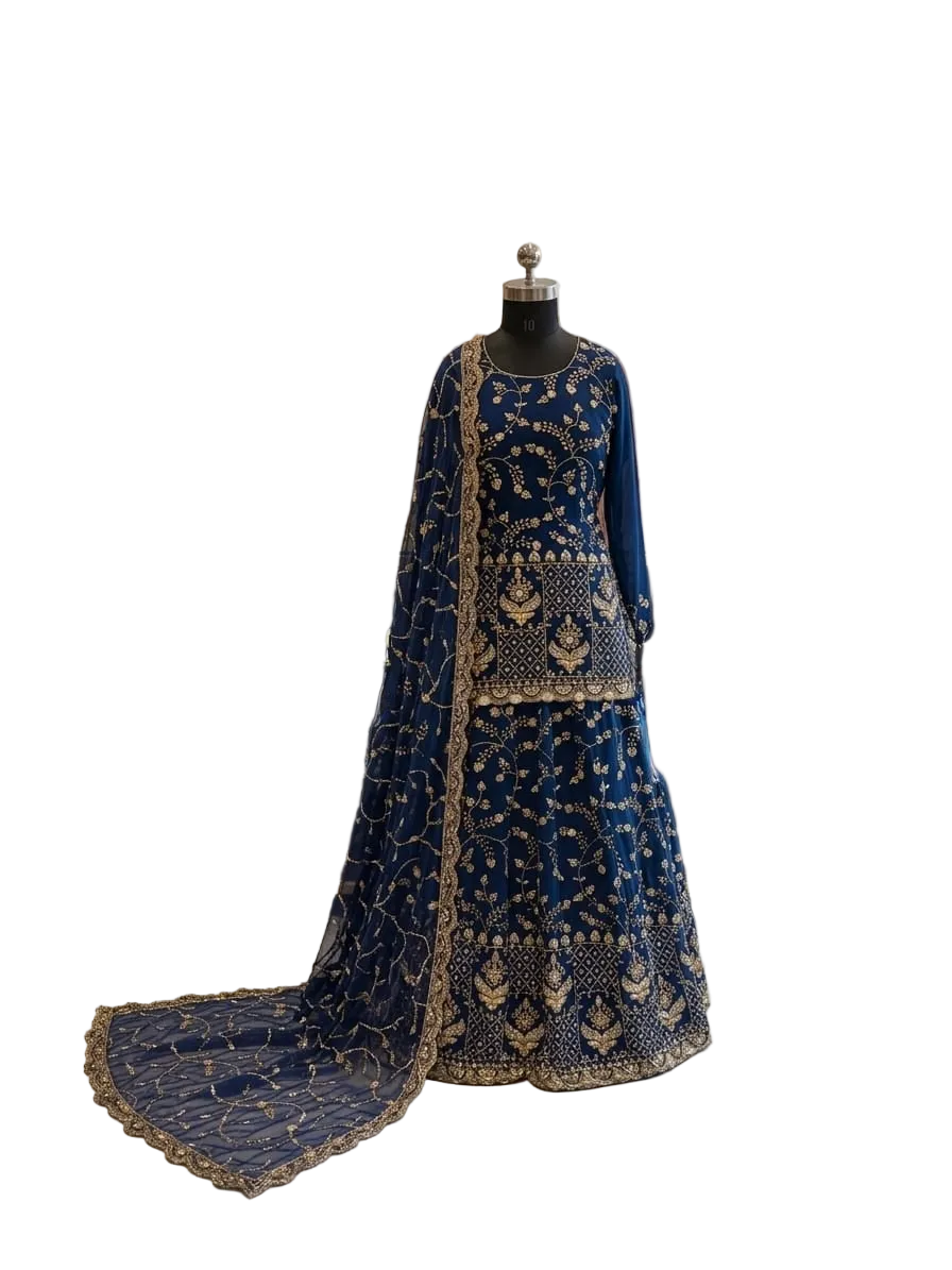 Heavily Embroidered Lehenga