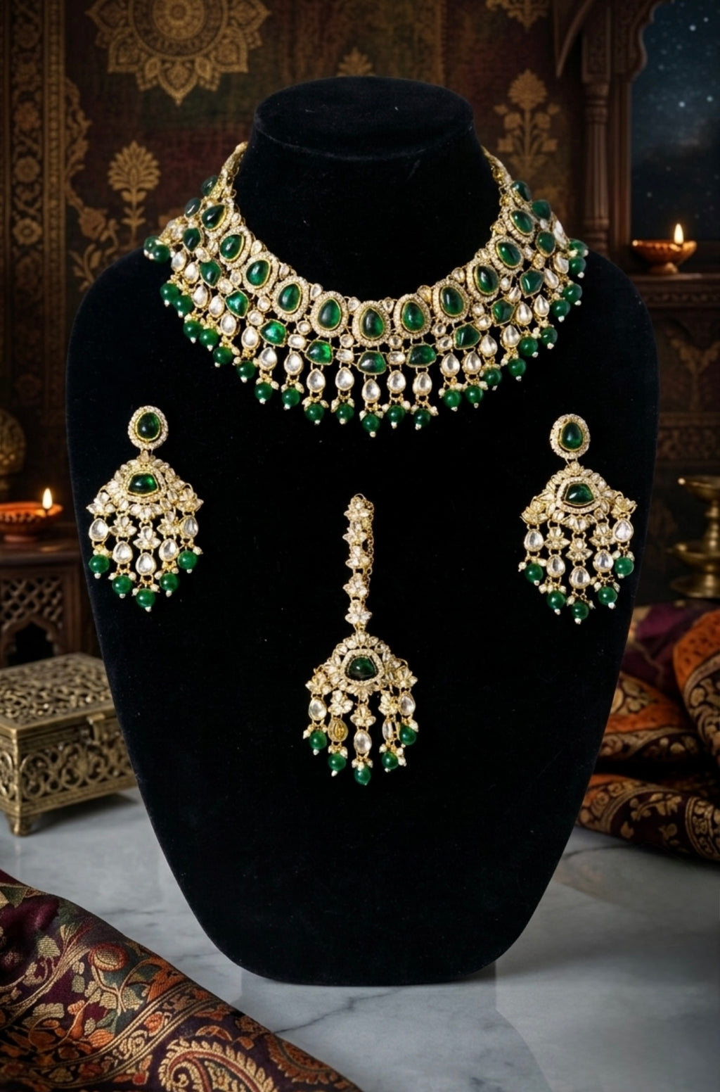 Elegant Kudan Green Set