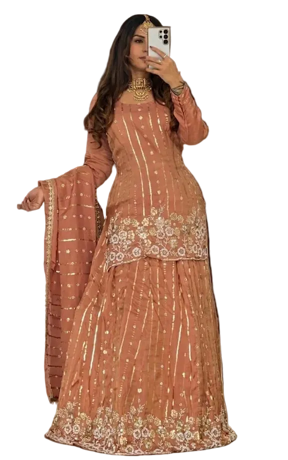 Amber Flare Lehenga
