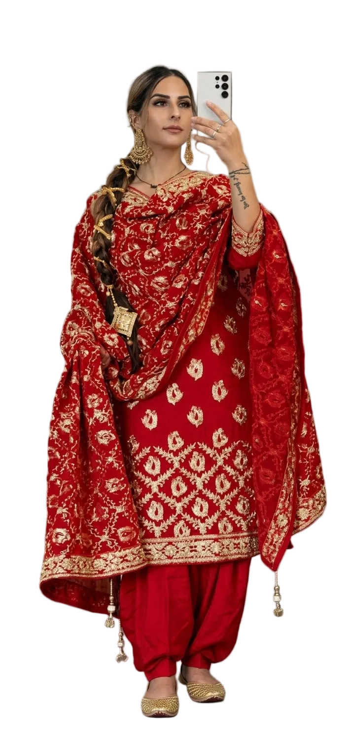 Red Beauty Bridal Suit