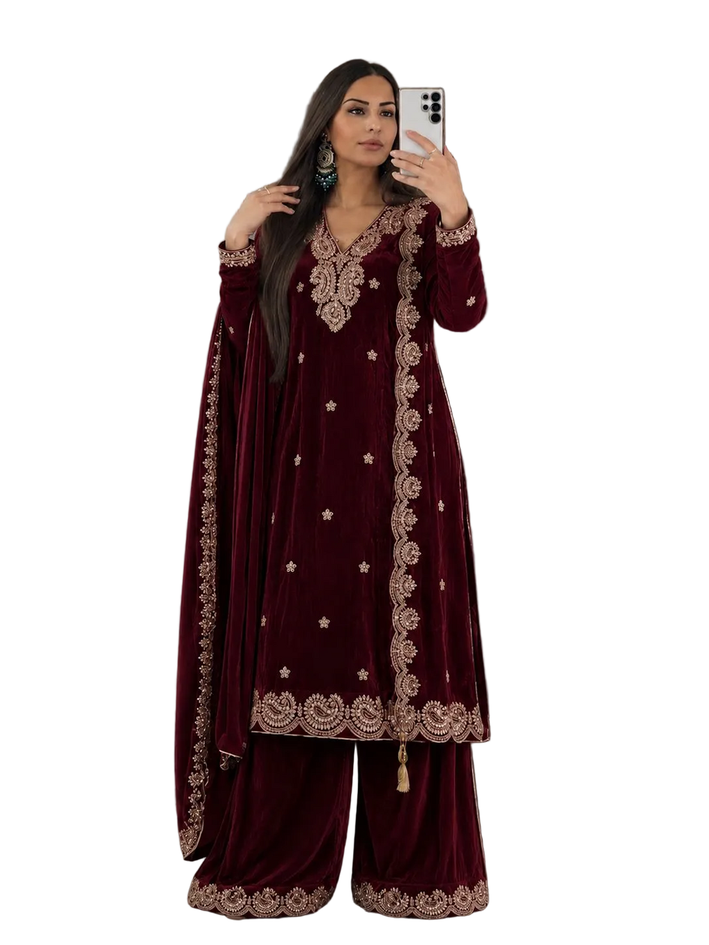 Mirror E Noor Velvet