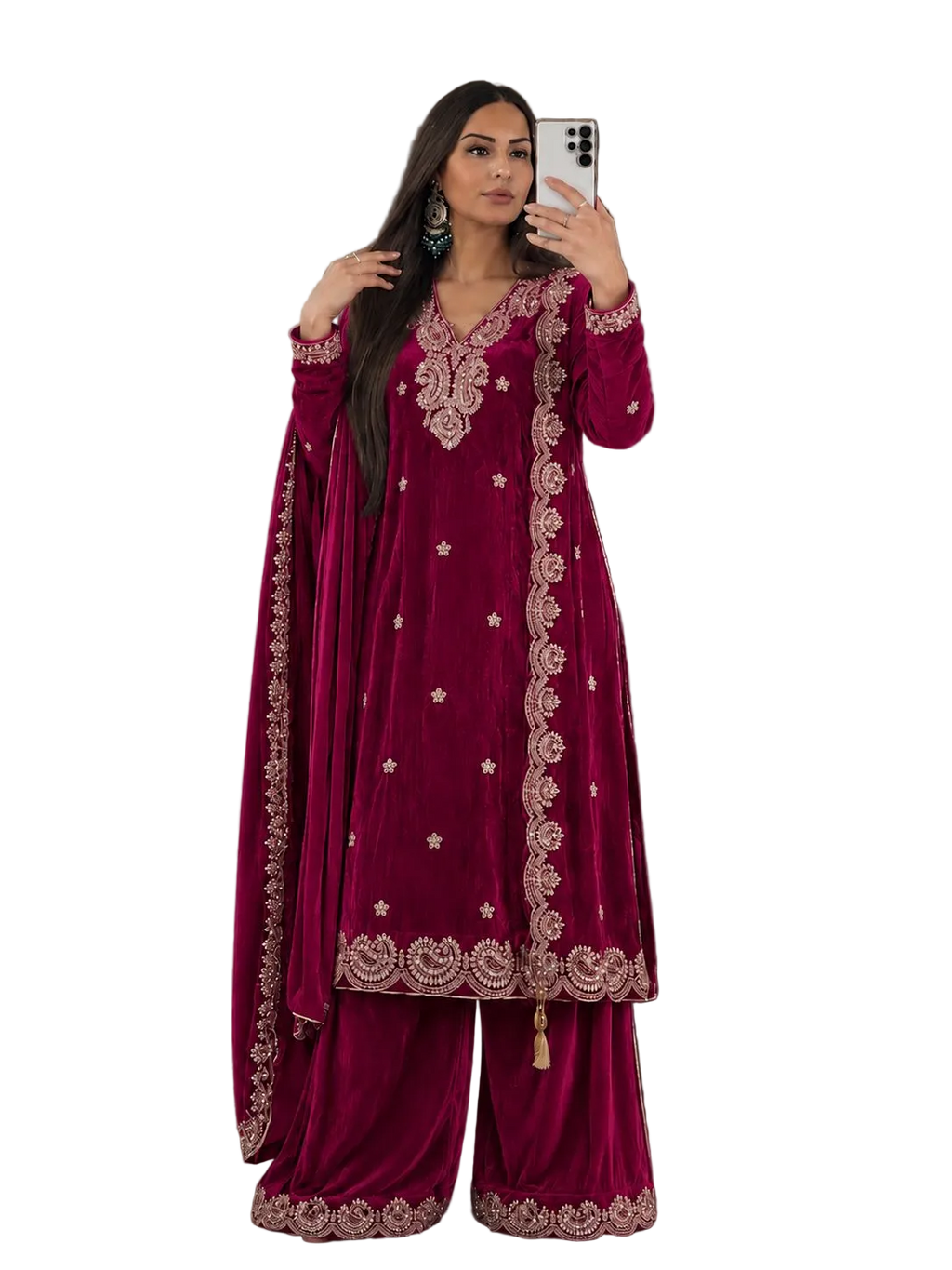 Mirror E Noor Velvet