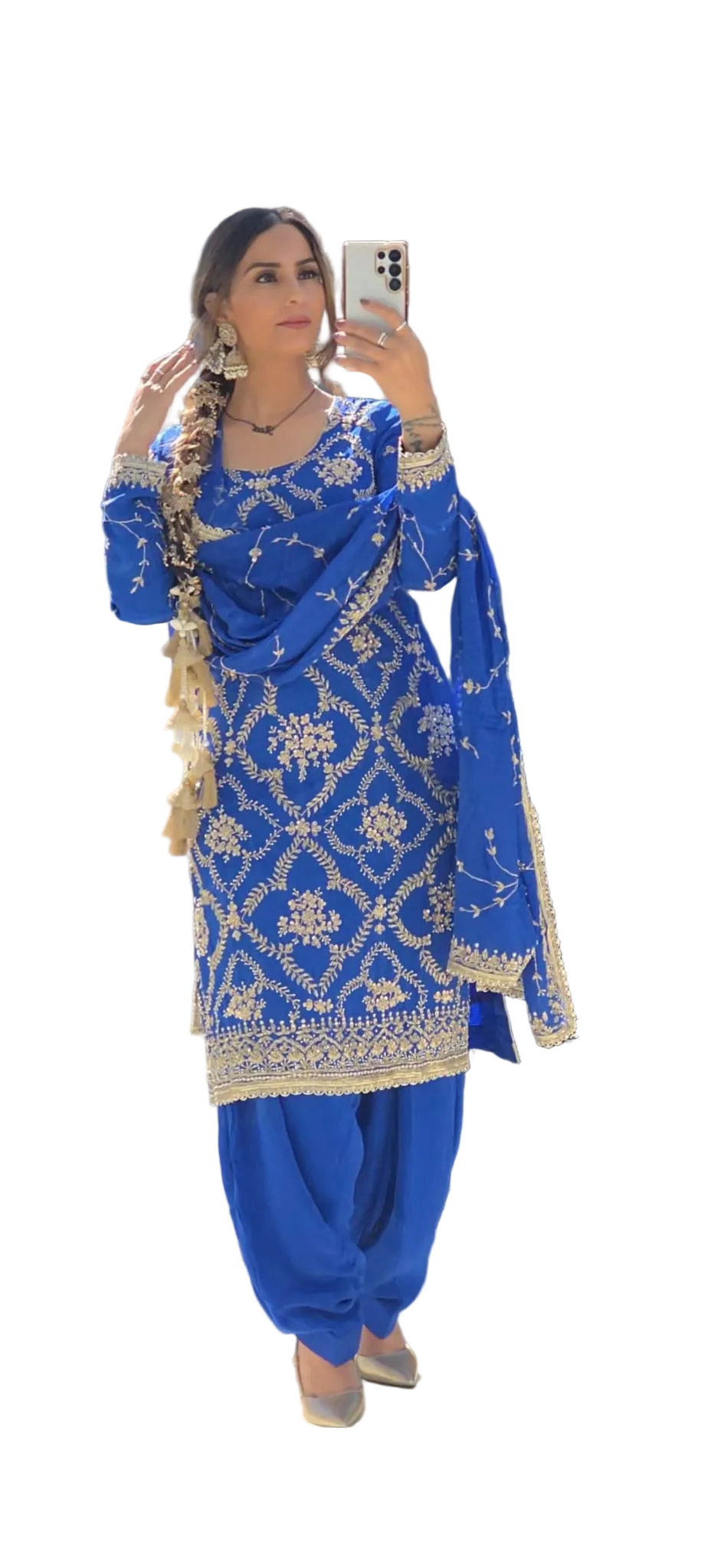 Elegant Dabka Work