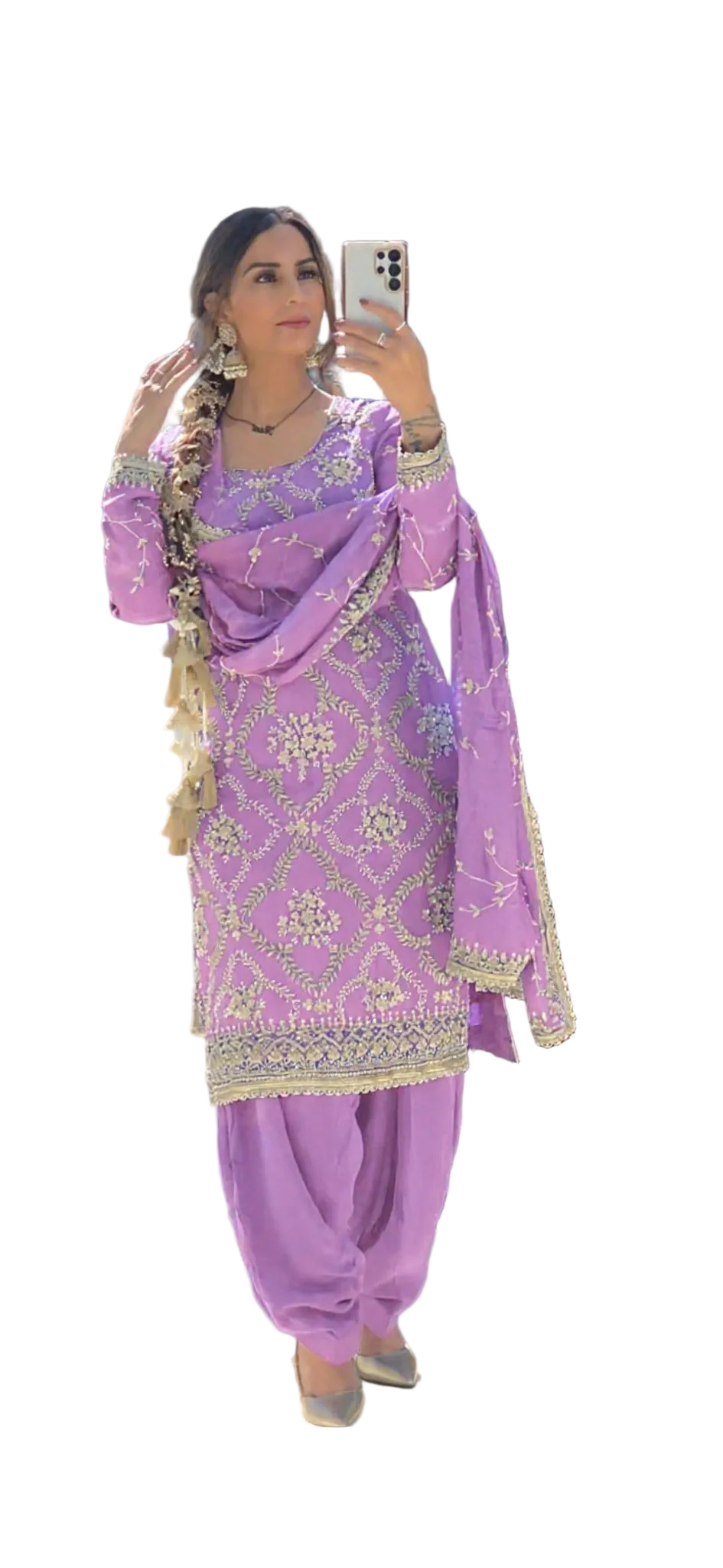Elegant Dabka Work