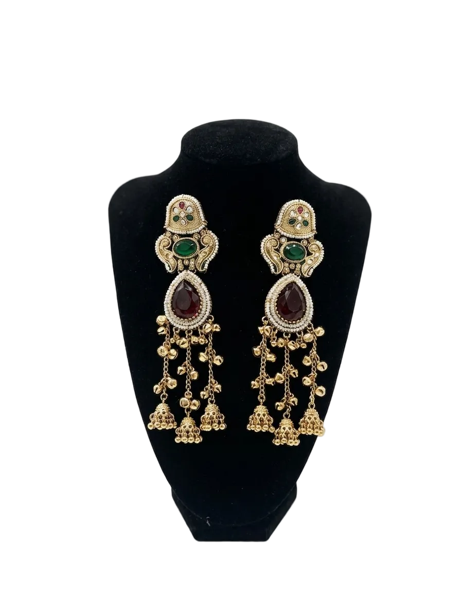 Dangling Kashmiri Earrings