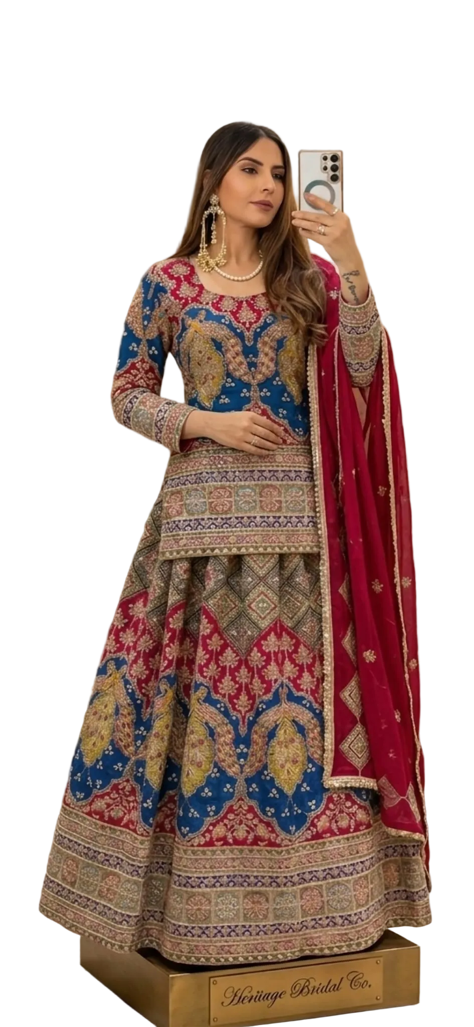 Noor-e-Pastel Lehenga
