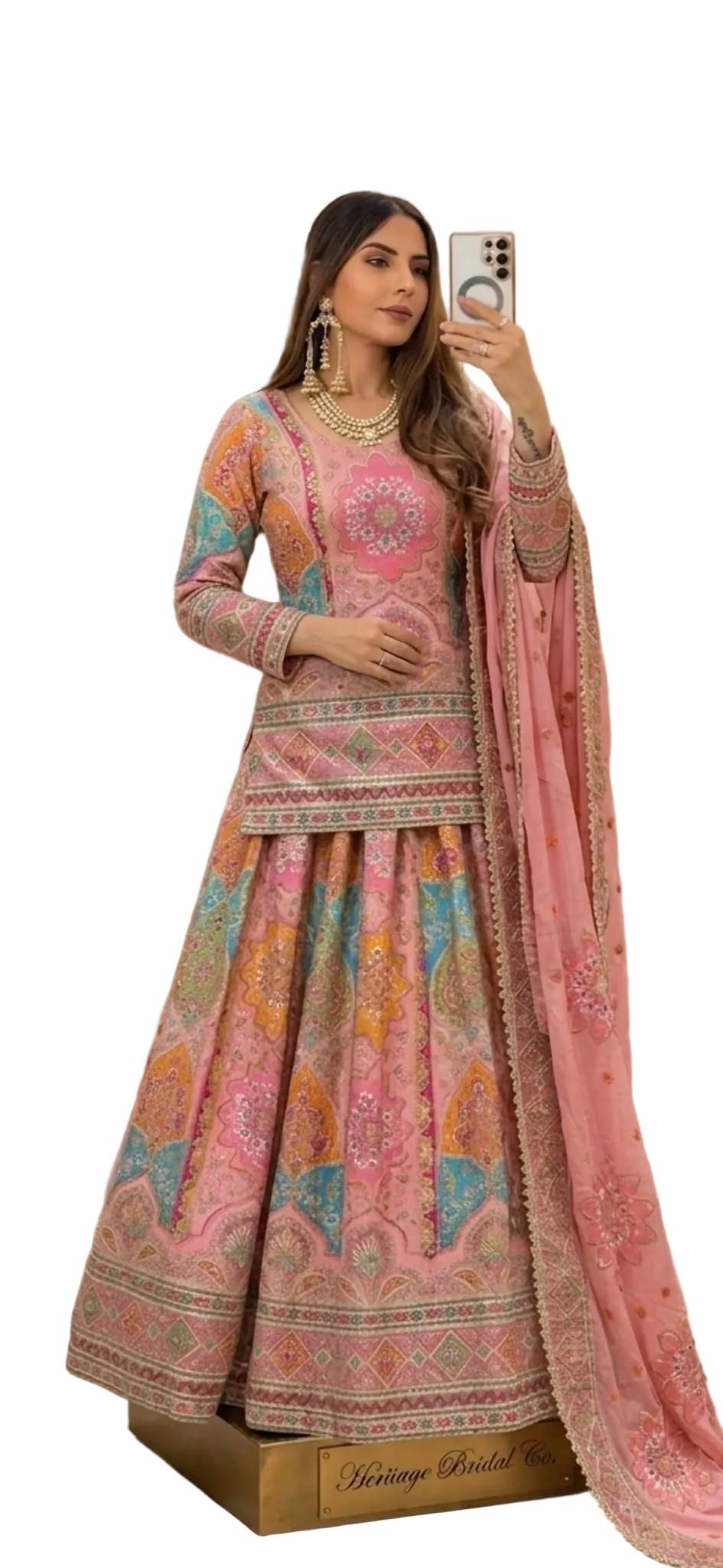 Noor-e-Pastel Lehenga
