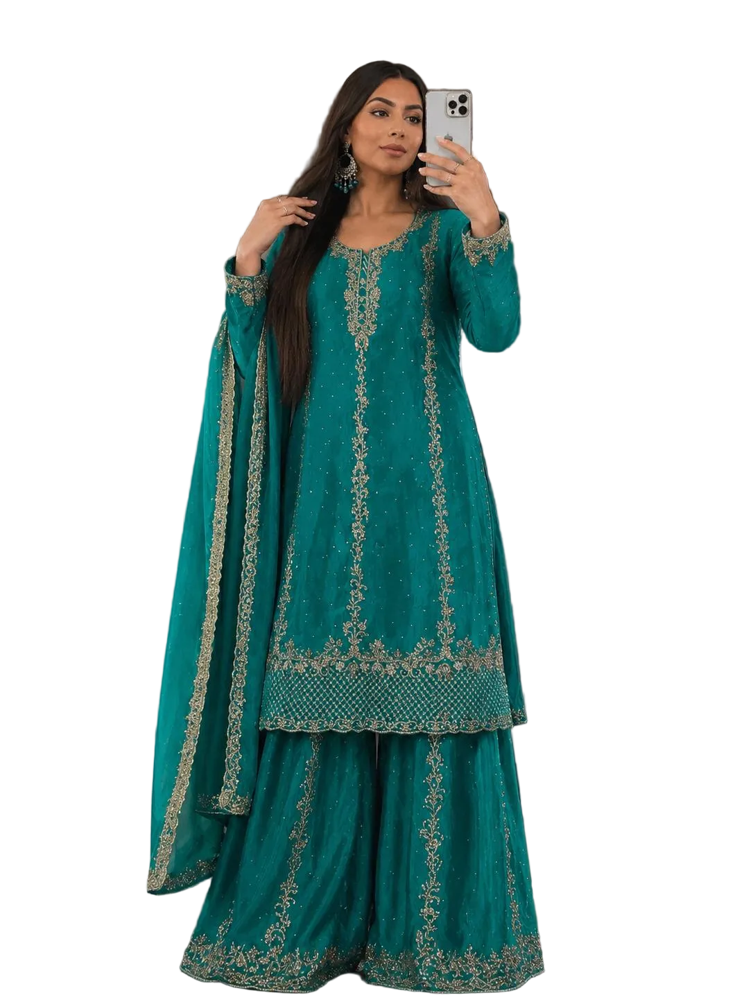 Aqua Loose Sharara