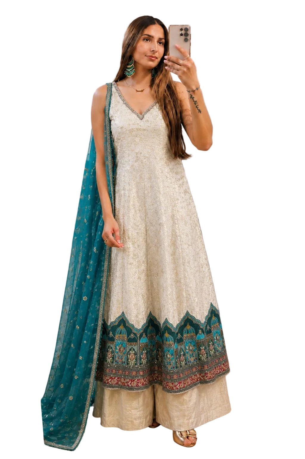 Frock With Loose Plazzo