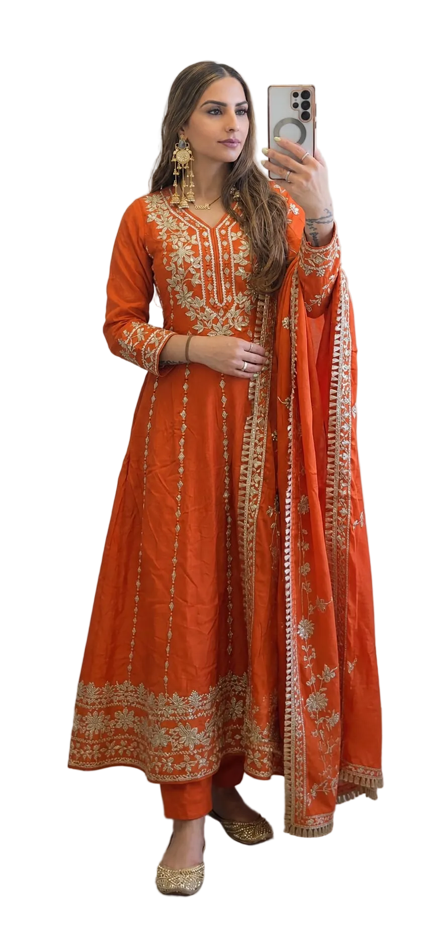 Gota Patti Frock Style