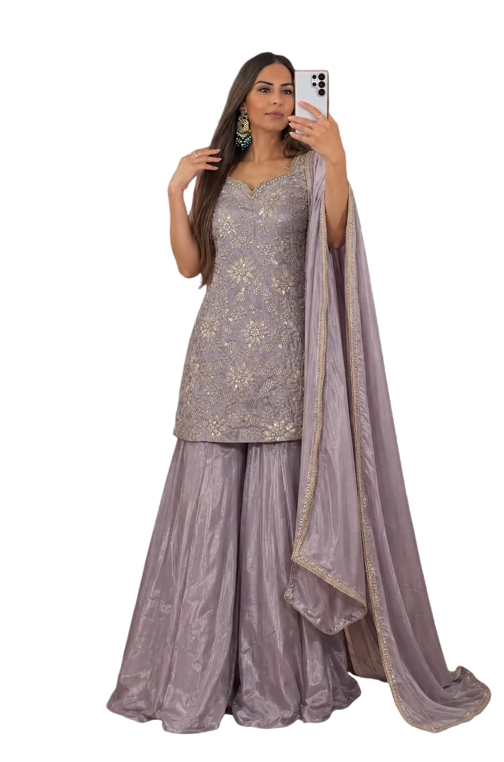 Simple Flower Crystal Sharara