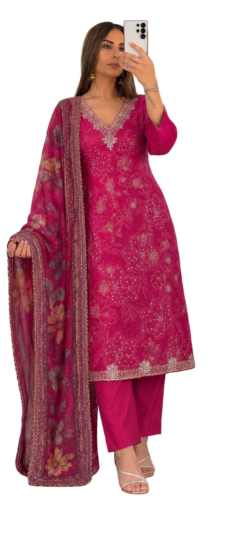 Heavy Design Plazzo Pant Suit