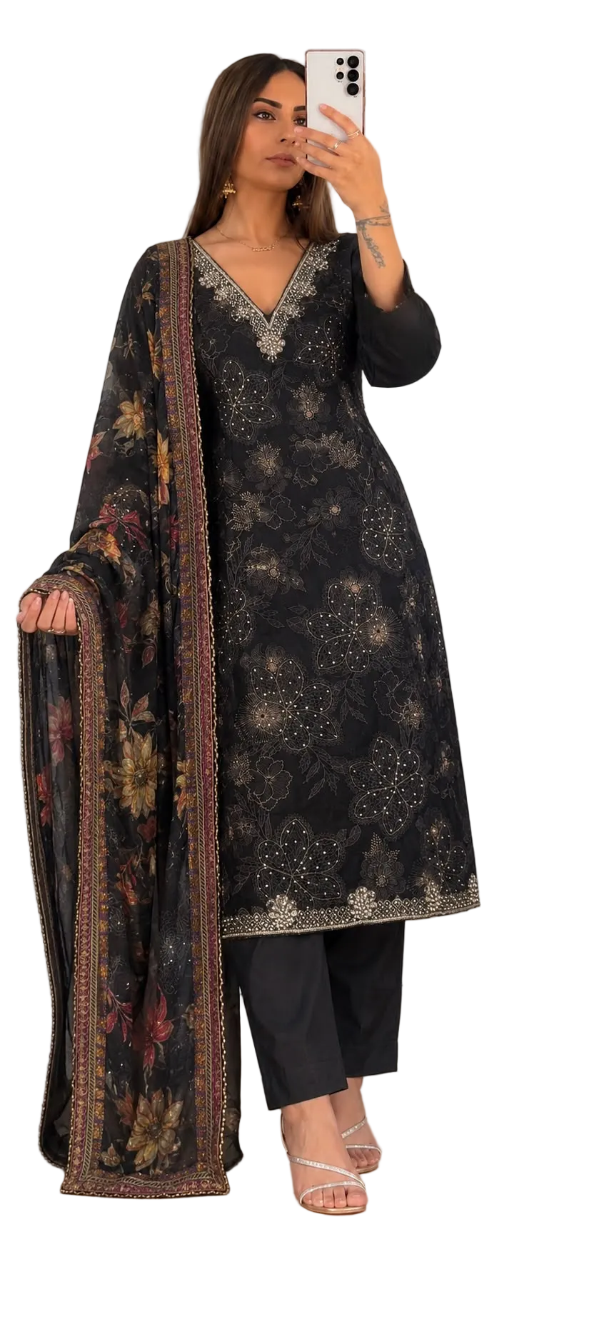 Heavy Design Plazzo Pant Suit