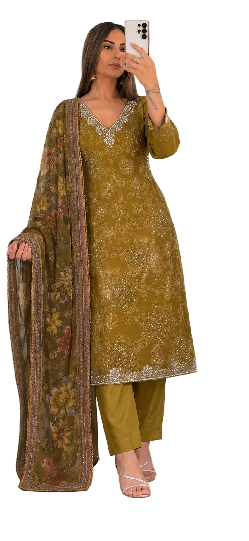 Heavy Design Plazzo Pant Suit