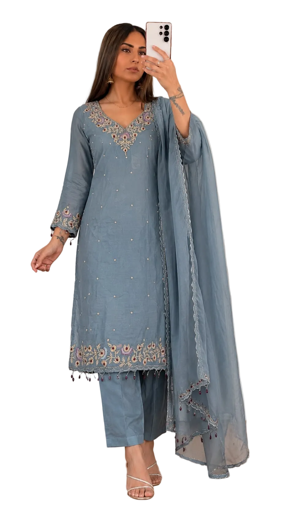 Super Simple Designed Plazzo Pant Suit