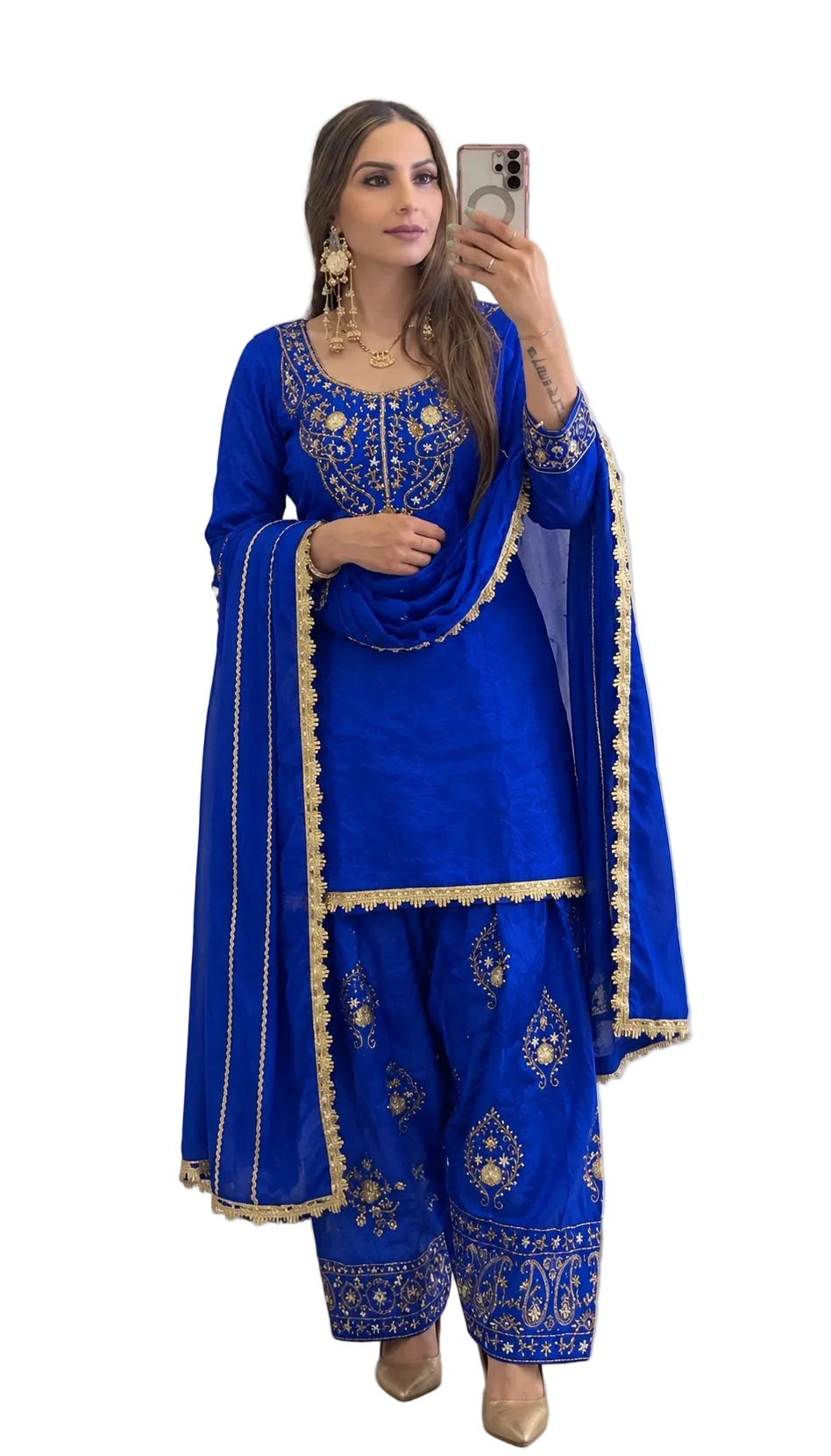 Royal Blue Salwar Glam
