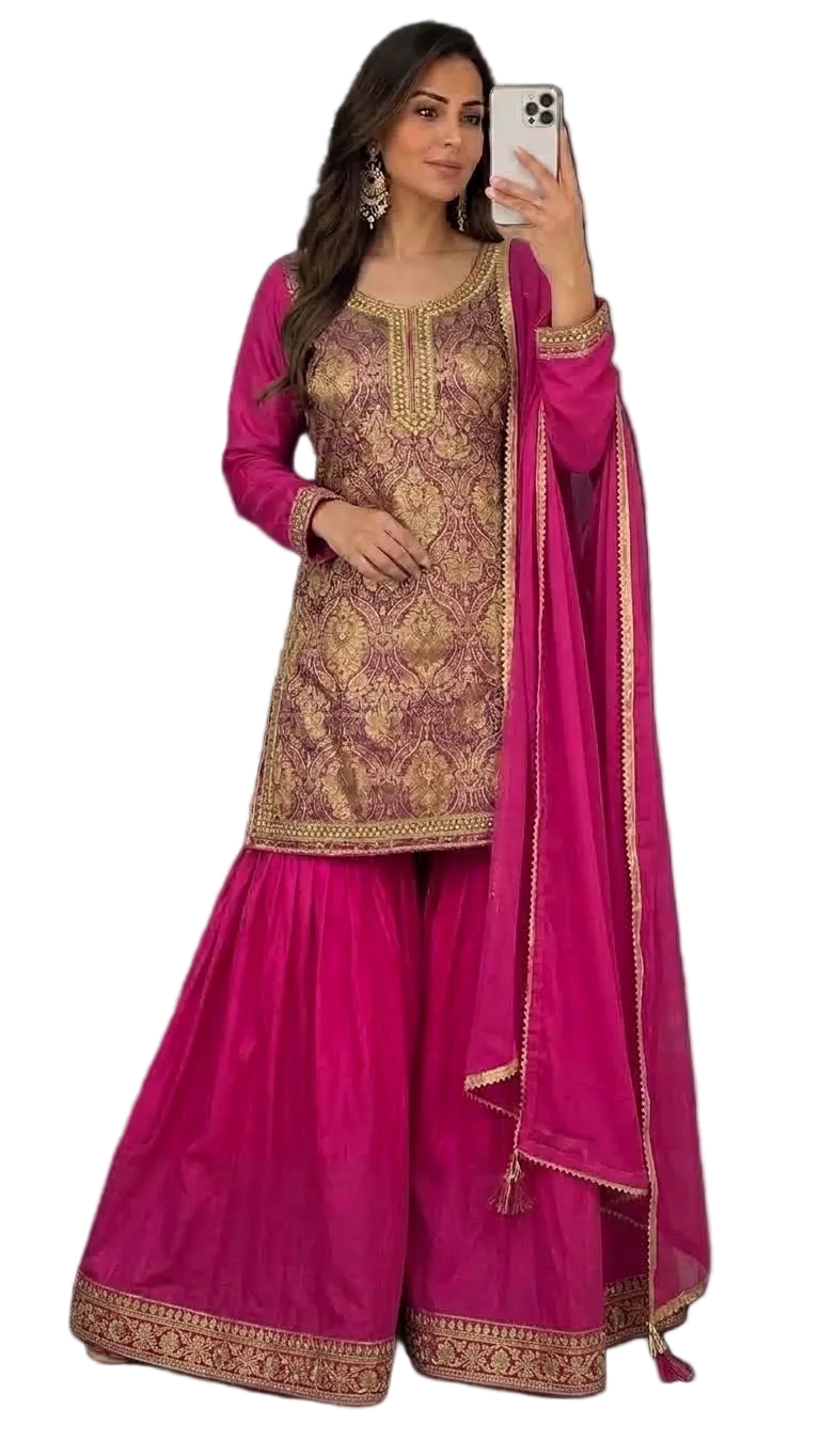 Brocade Silk Sharara