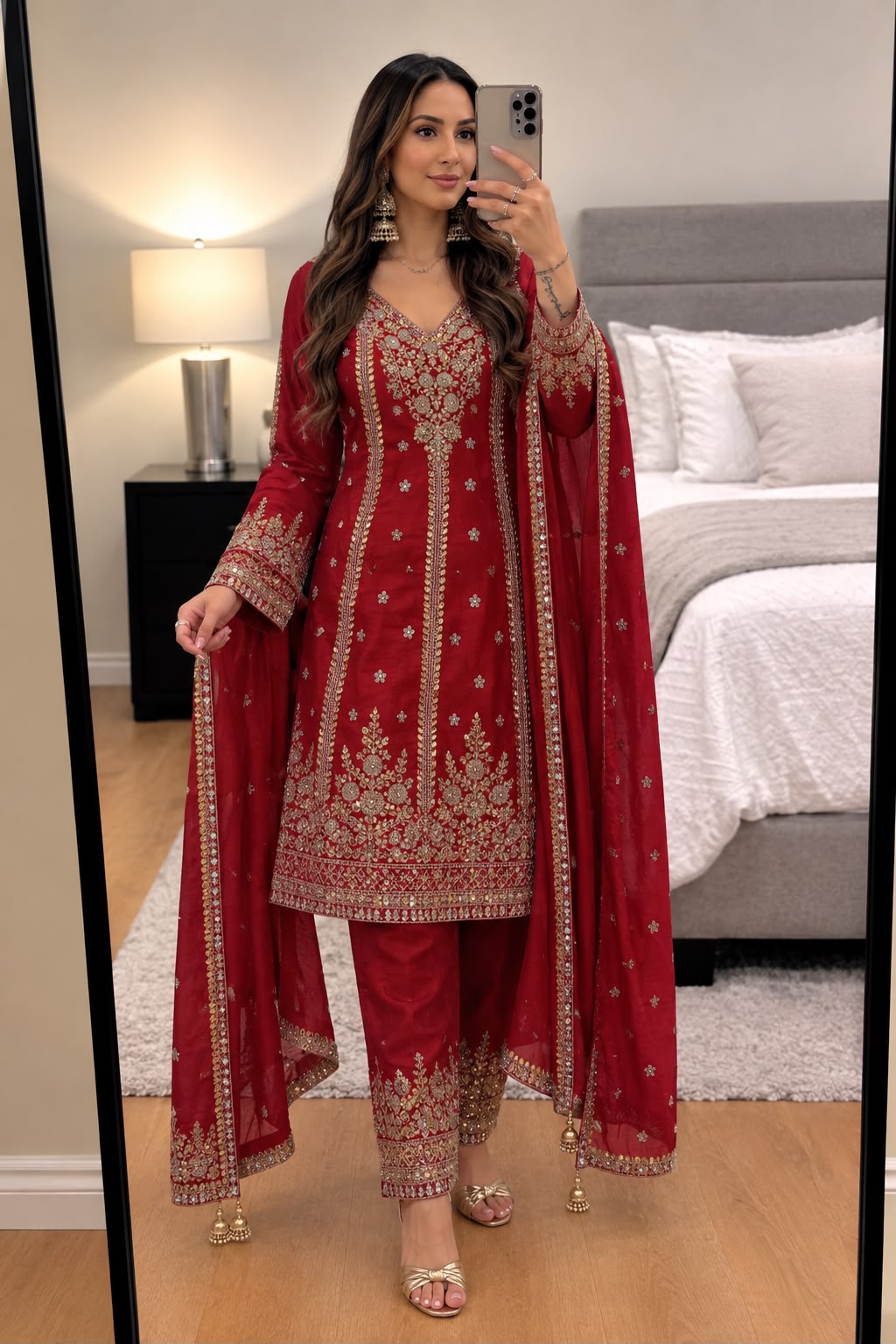 Royal Red Mirror Beauty