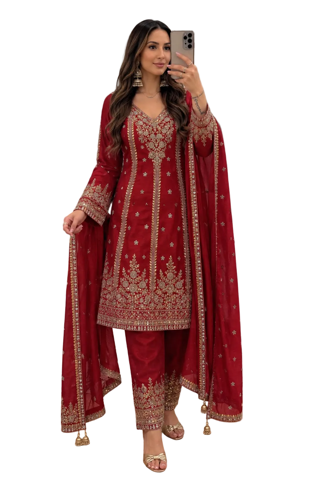 Royal Red Mirror Beauty