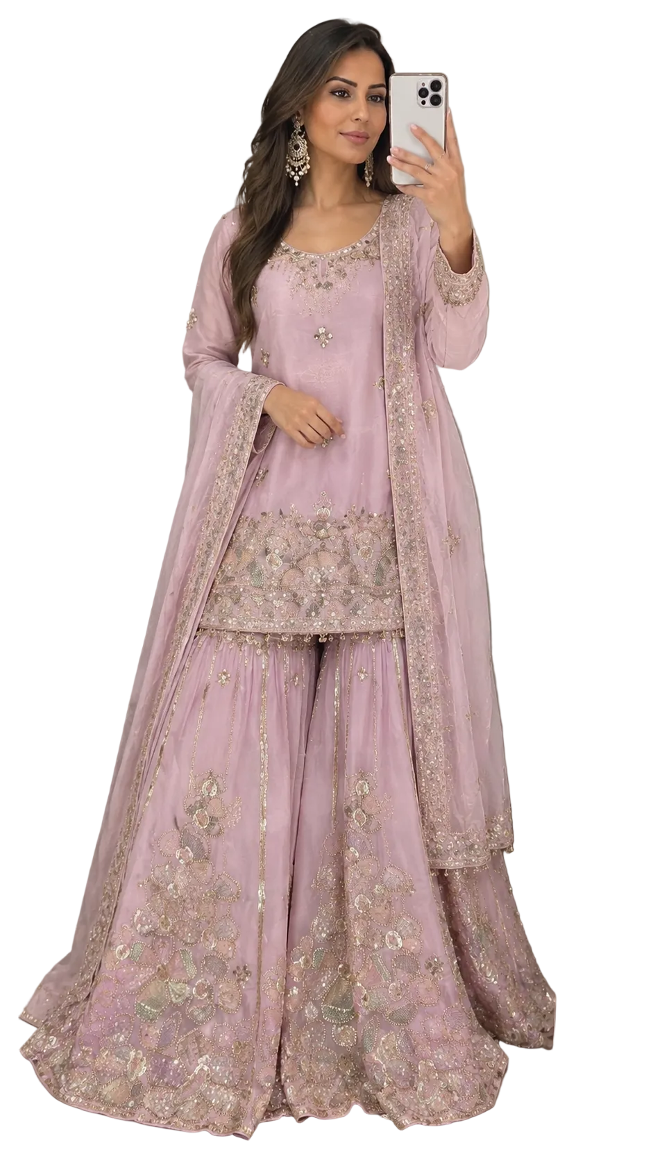 Gorgeous Sharara in an Absolutely Stunning 4-Meter Kaliya Style