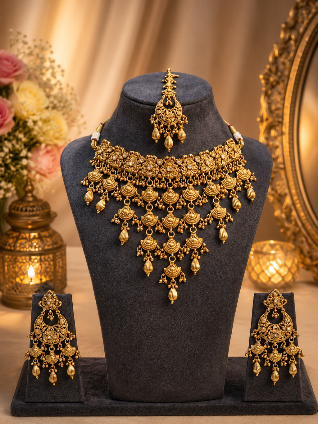 Waterfall Style Gold Plated Premium