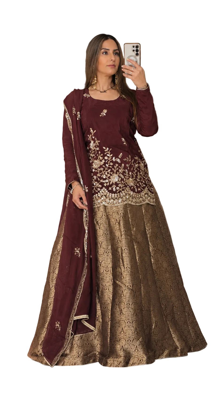 Brocade Brown Beauty