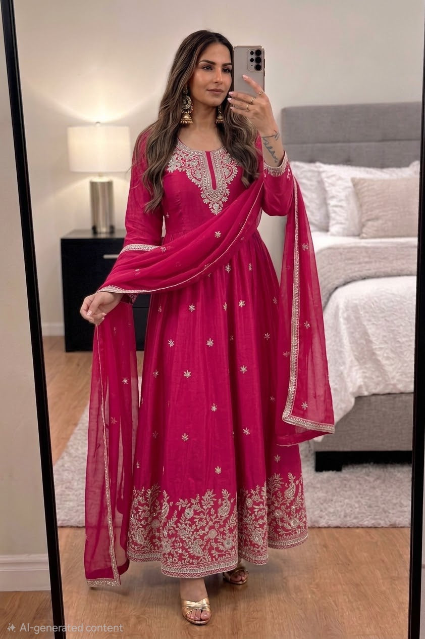 Floor-Touch Frock