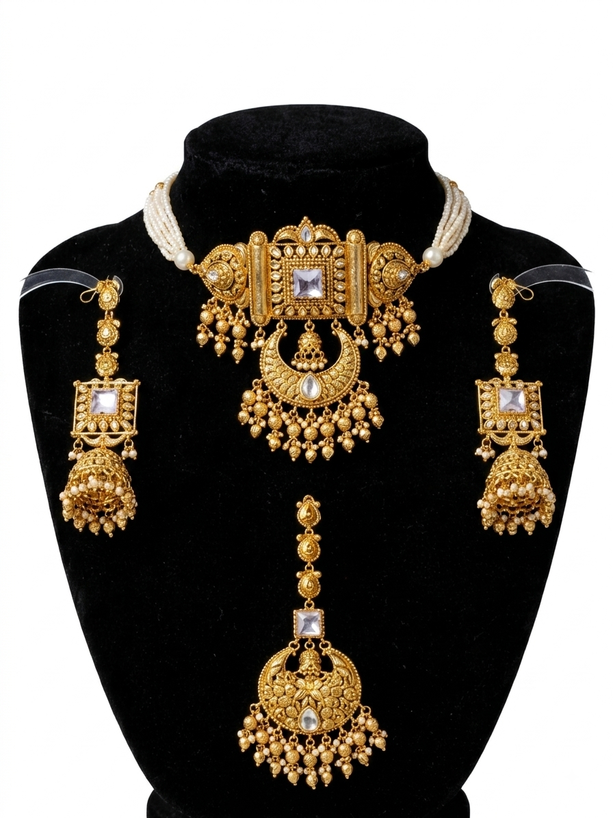 Antique Gold Matte Set