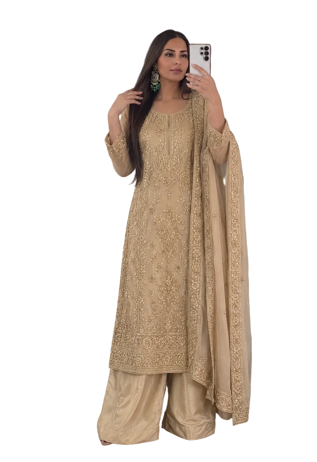 Zarkan Dabka Pakistani Glam