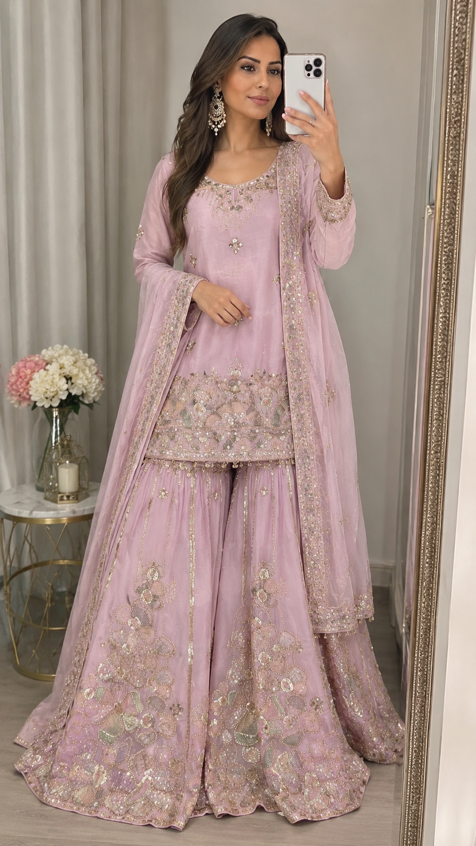 Gorgeous Sharara in an Absolutely Stunning 4-Meter Kaliya Style