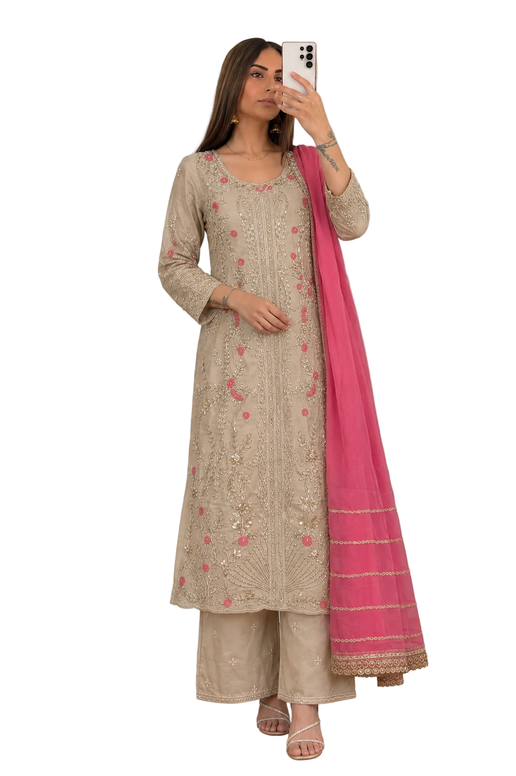 Loose Plazzo Style Suit