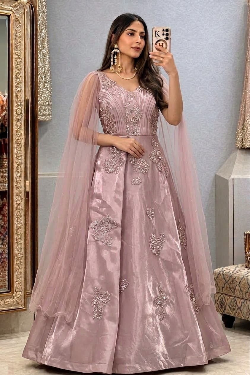 Silk Glam Long Gown