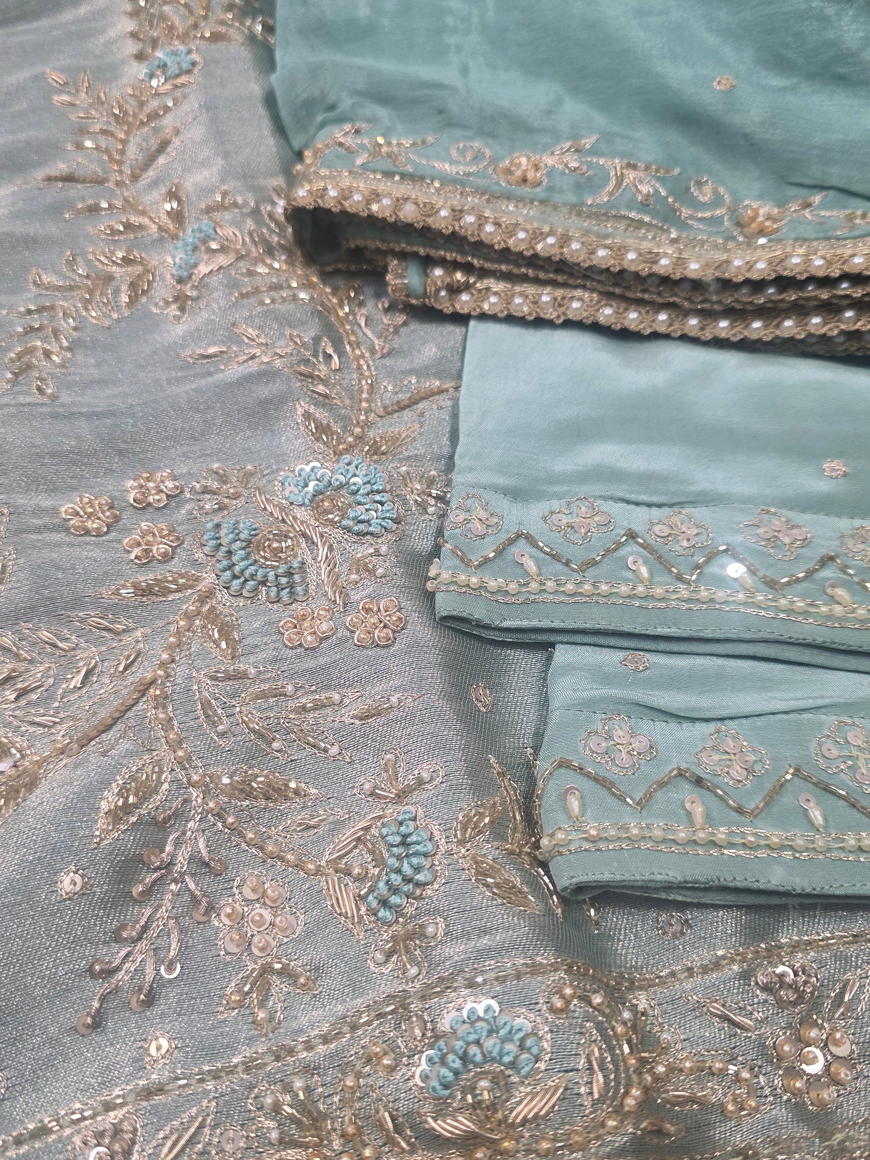 Giraffe Silk Crepe Combination