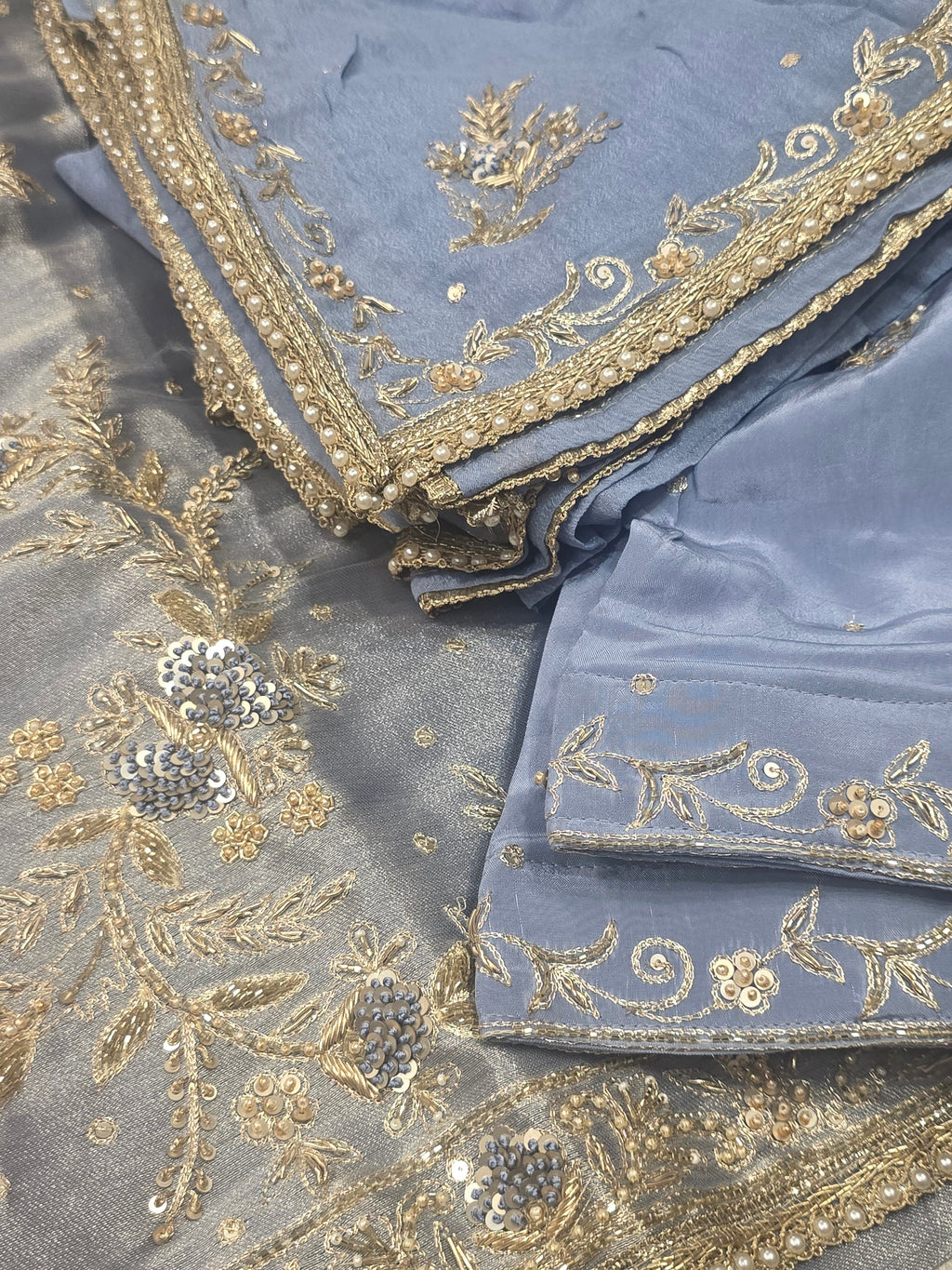 Giraffe Silk Crepe Combination