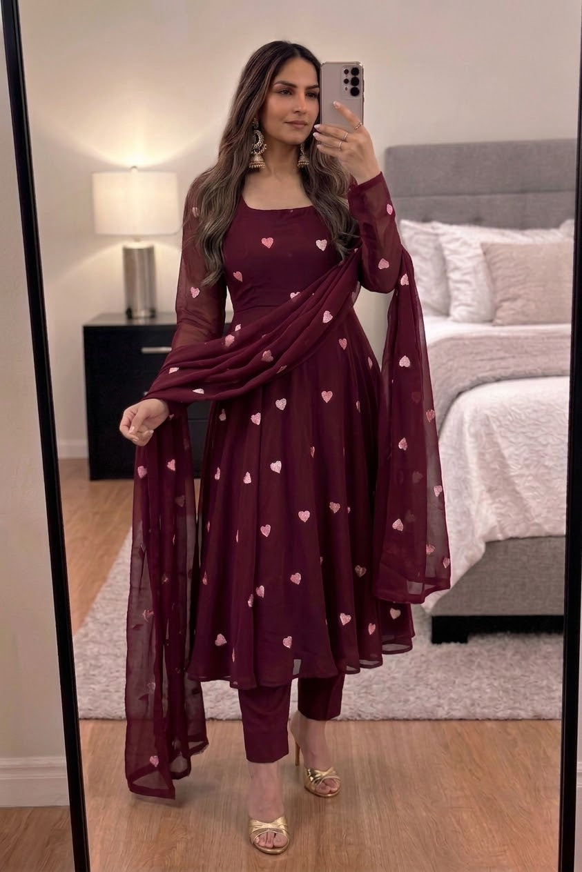 Puff Sleeves Frock