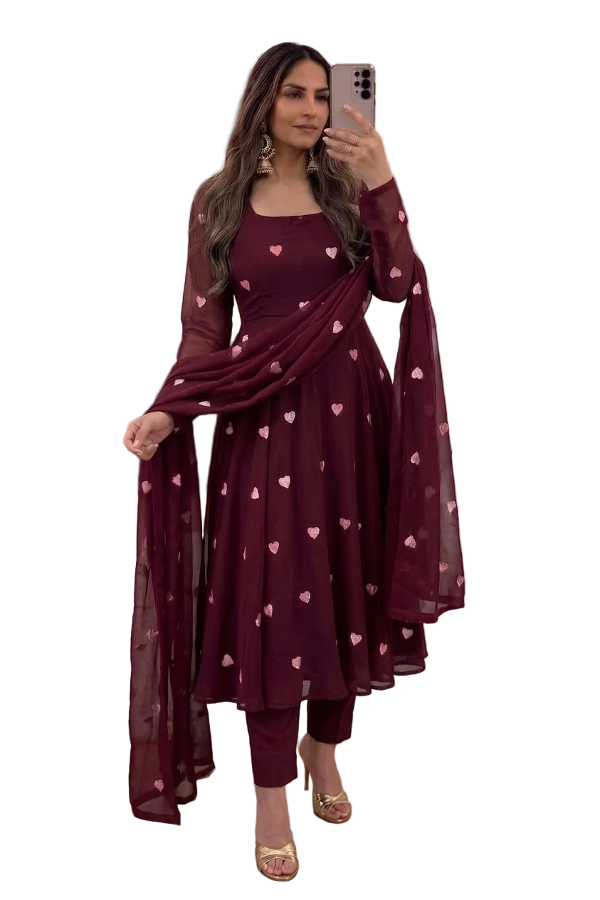 Puff Sleeves Frock