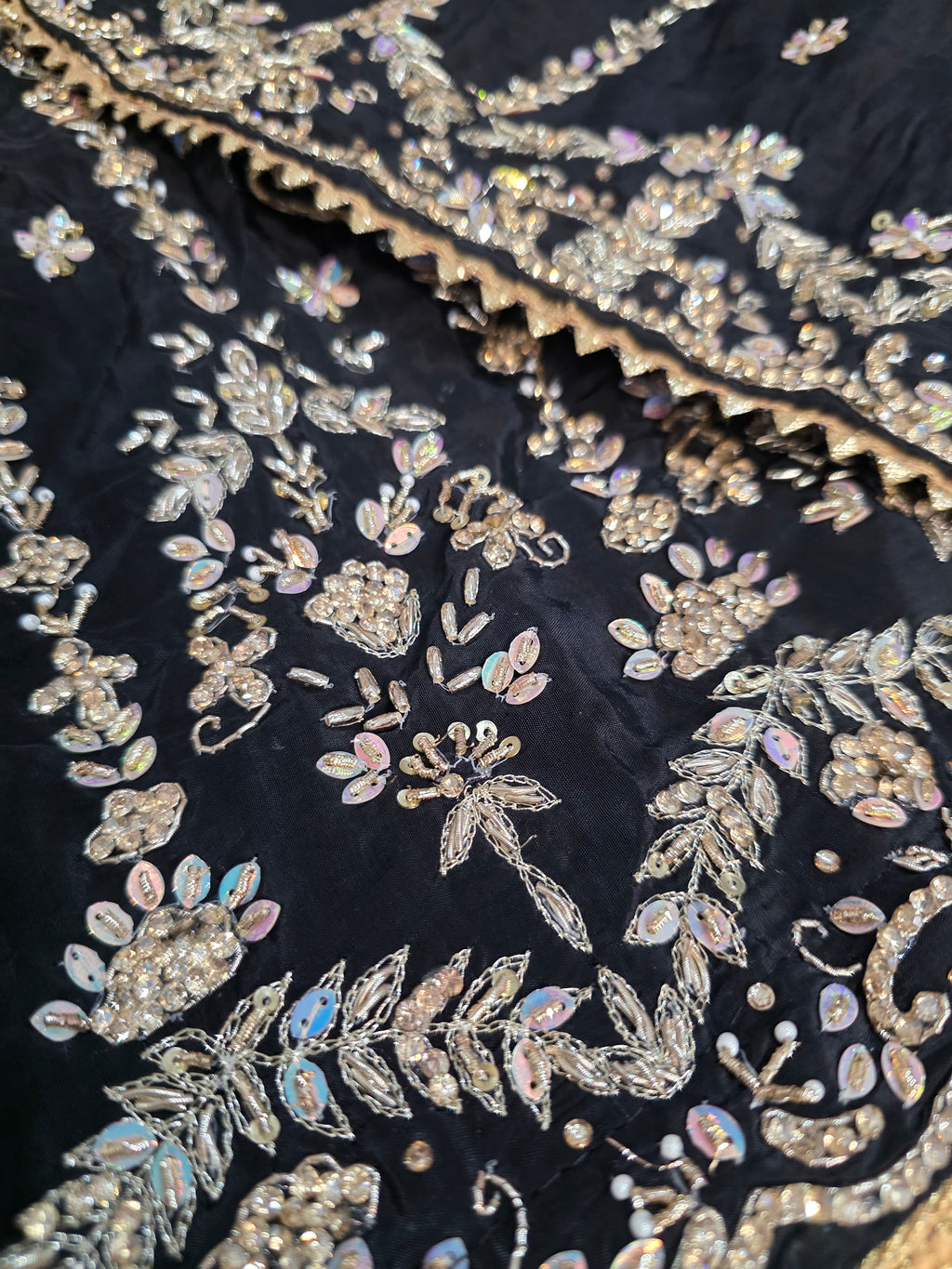 Midnight Elegance Sharara Set