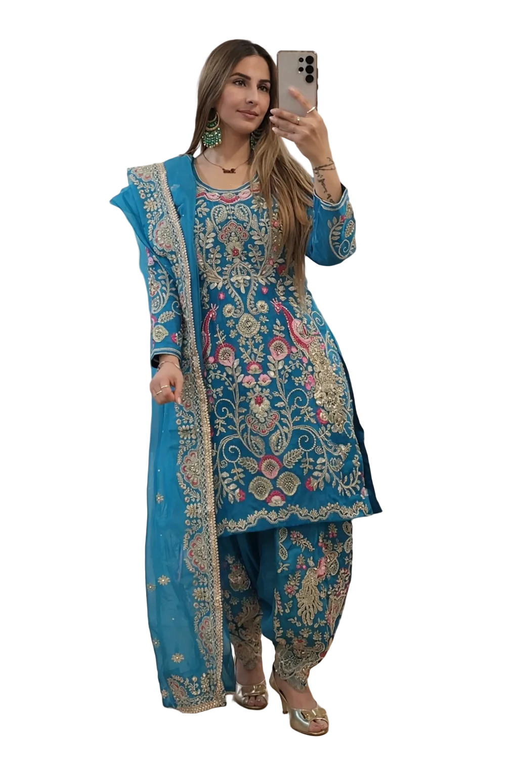 Heavy Handcrafted Salwar Suit