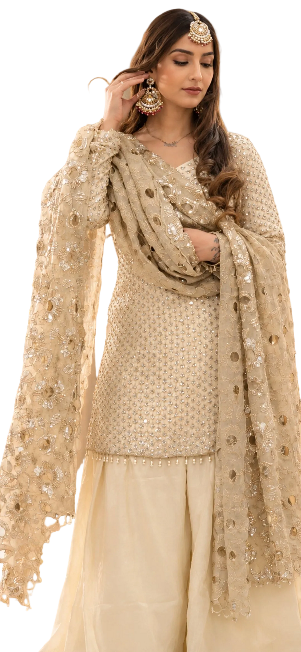 Ivory Handcrafted Dress